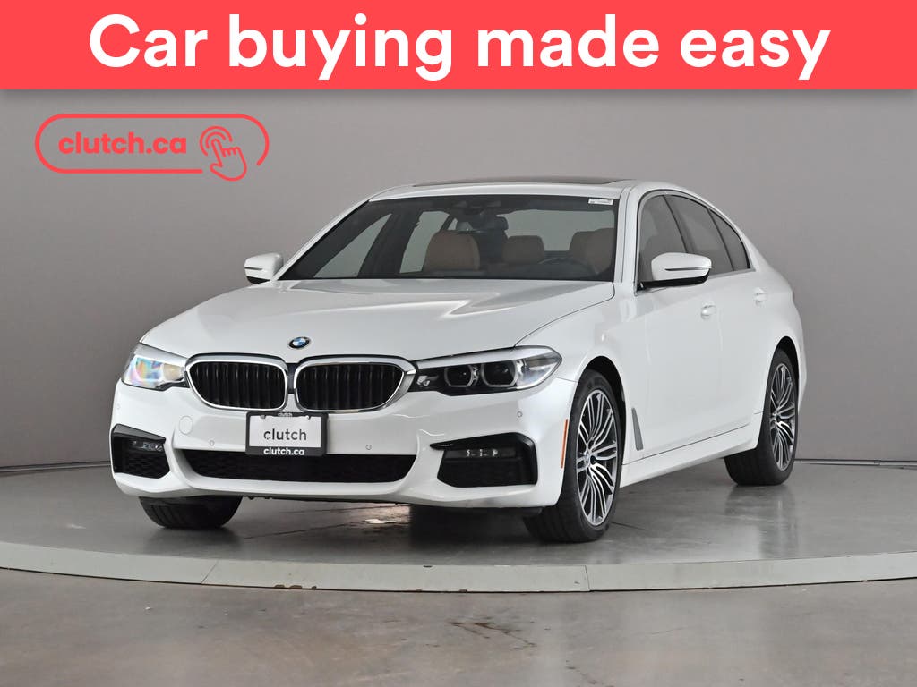 White 2020 BMW 5 Series Sedan All-Wheel Drive Automatic