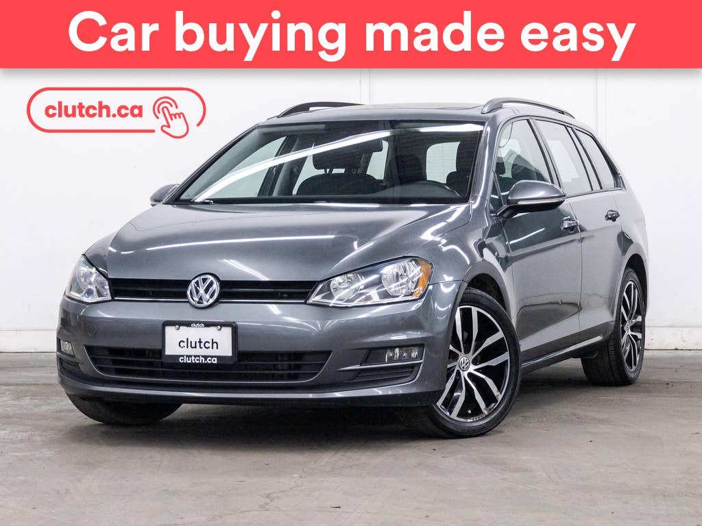 Gray 2017 Volkswagen Golf SportWagen Wagon Automatic