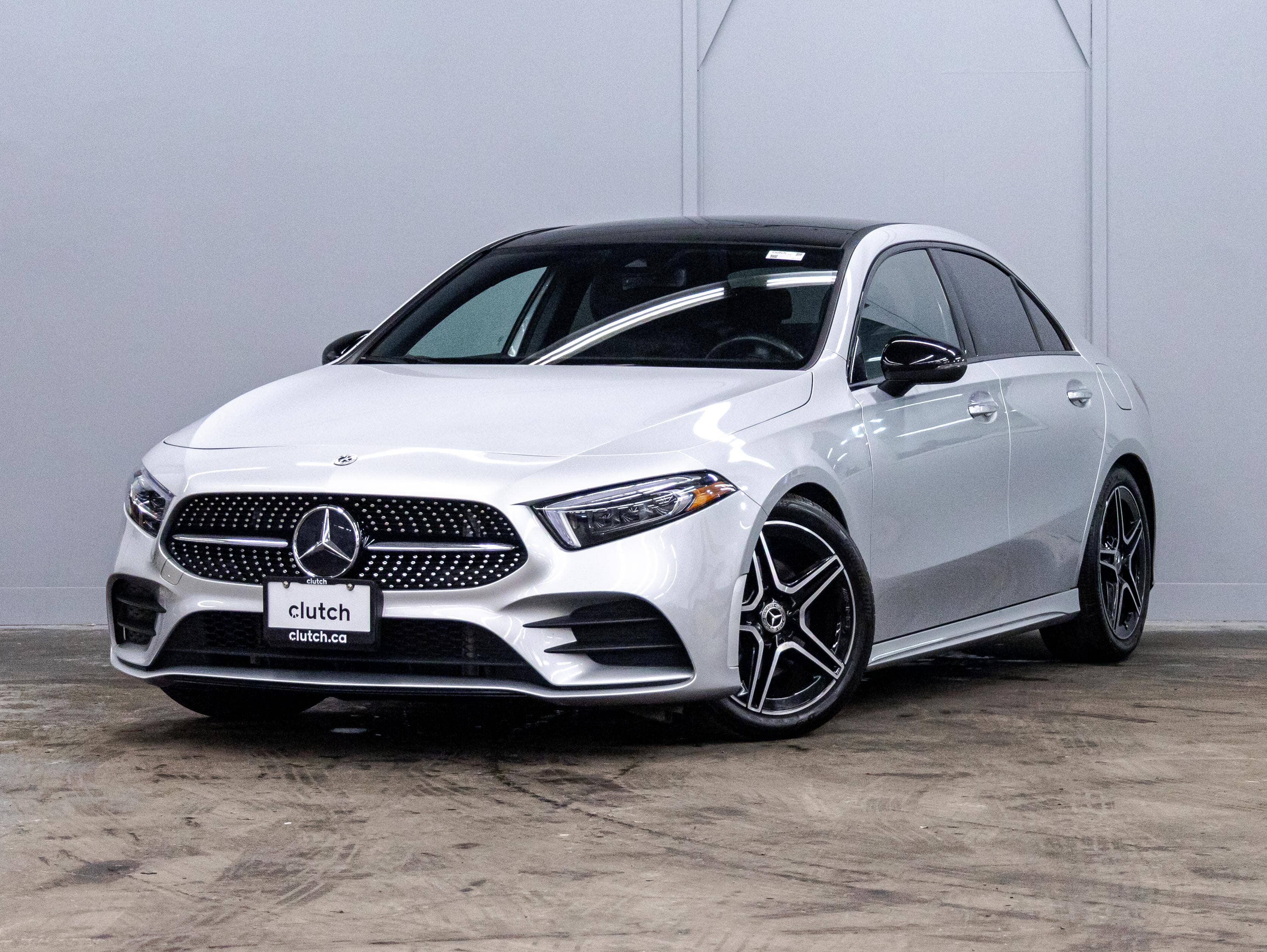 Gray 2022 Mercedes-Benz A-Class Sedan All-Wheel Drive Automatic
