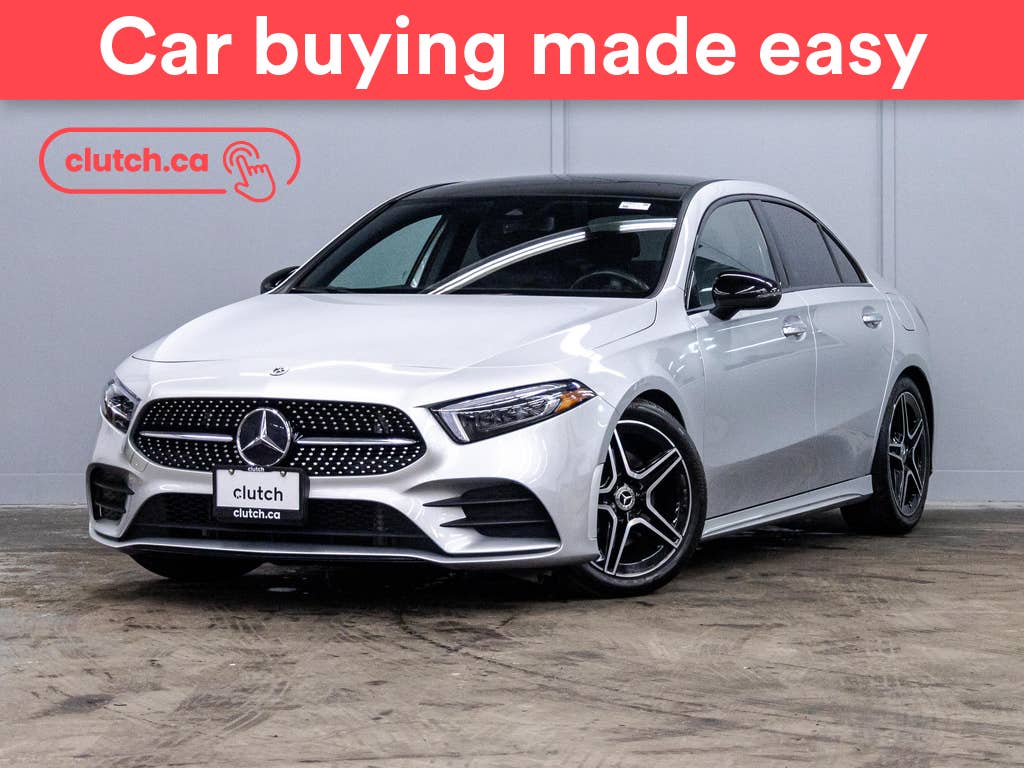 Gray 2022 Mercedes-Benz A-Class Sedan All-Wheel Drive Automatic