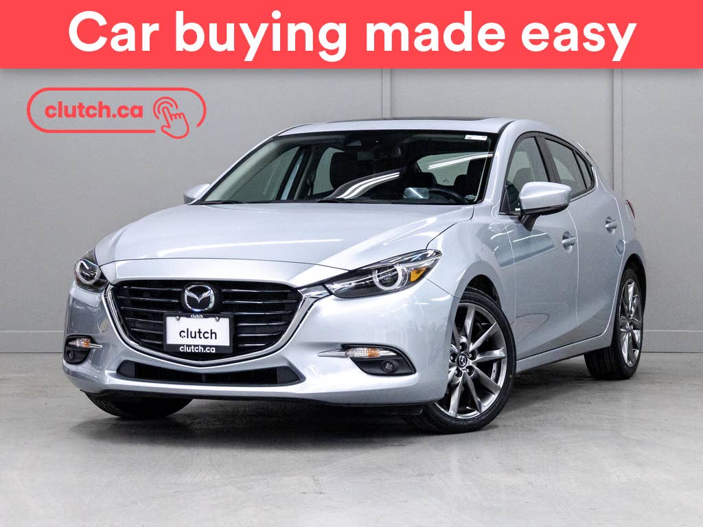 Silver 2018 Mazda MAZDA3 Hatchback Front-Wheel Drive Automatic