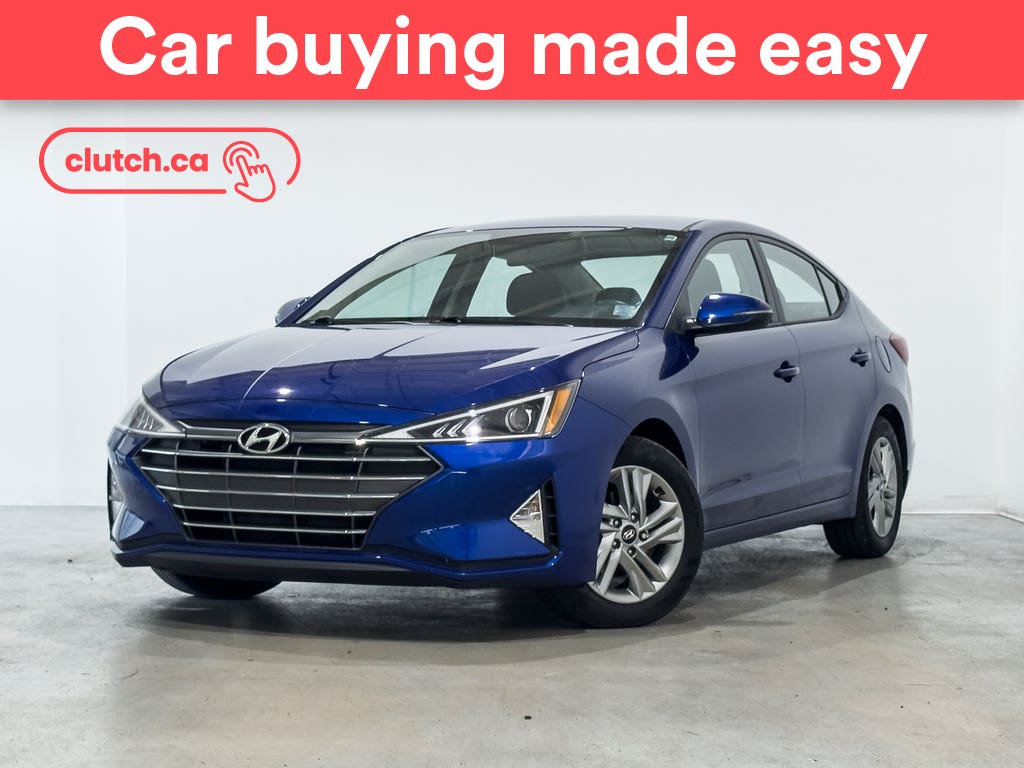 Blue 2020 Hyundai Elantra Preferred FWD Sedan All-Wheel Drive Automatic