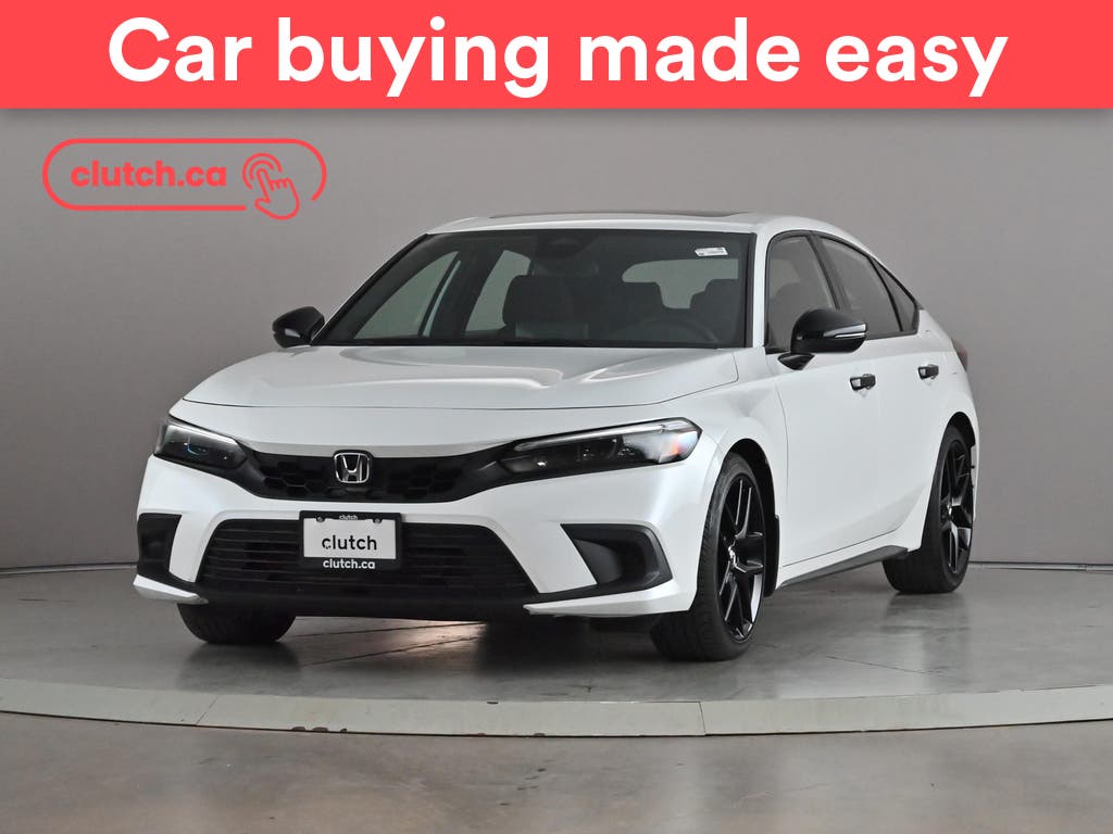 White 2024 Honda Civic Hatchback Hatchback Front-Wheel Drive Automatic