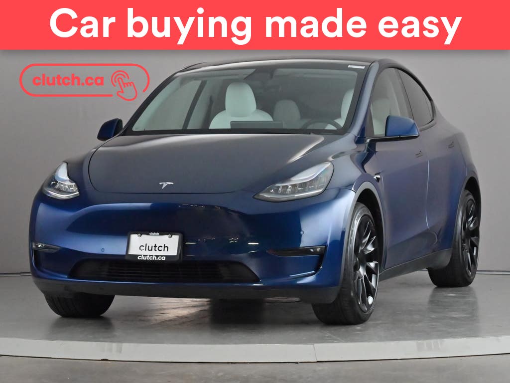 Blue 2022 Tesla Model Y SUV / Crossover All-Wheel Drive Automatic