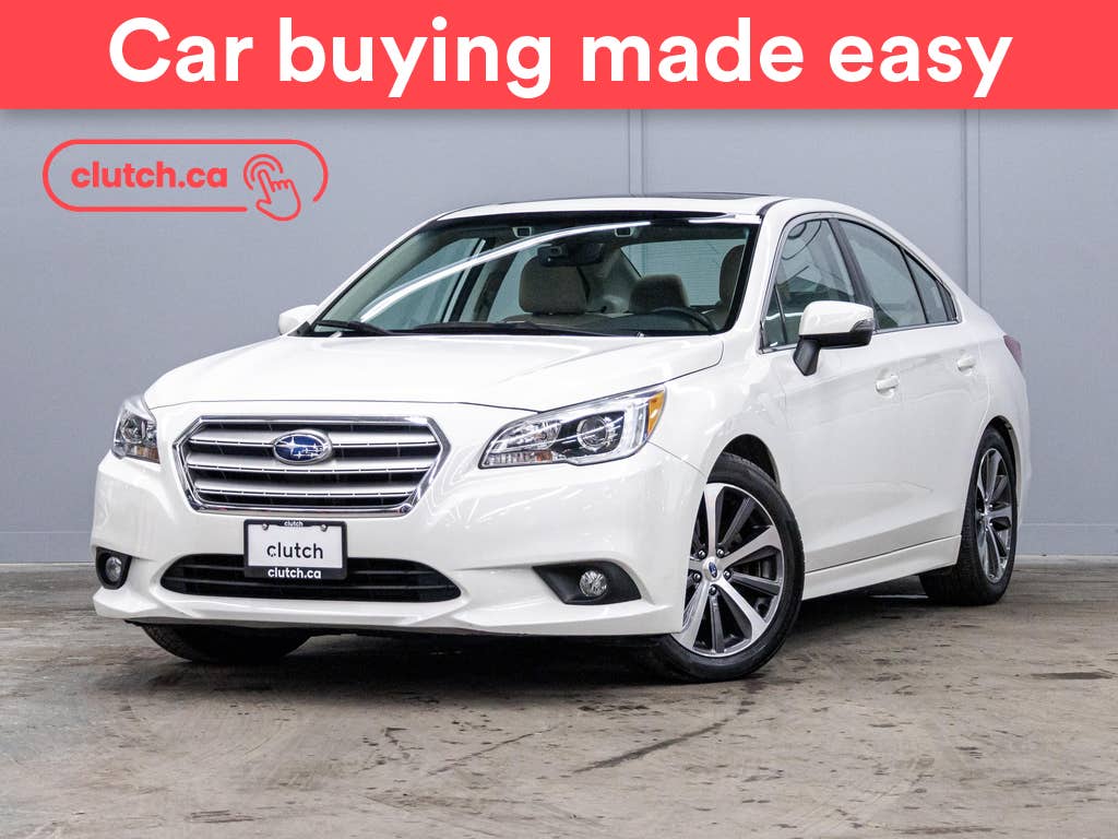 White 2017 Subaru Legacy Sedan All-Wheel Drive Automatic