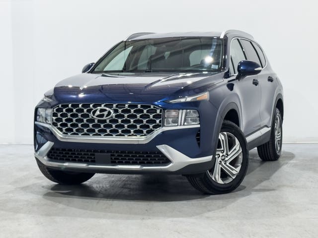 Blue 2022 Hyundai Santa Fe