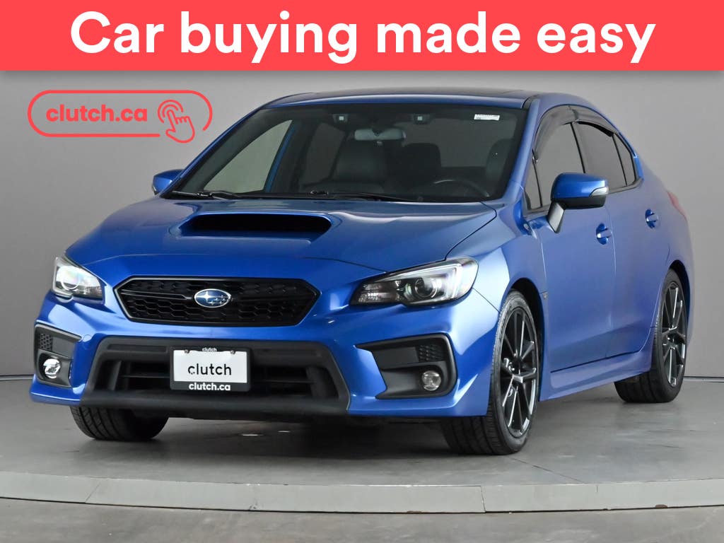 Blue 2020 Subaru WRX Sedan All-Wheel Drive Automatic