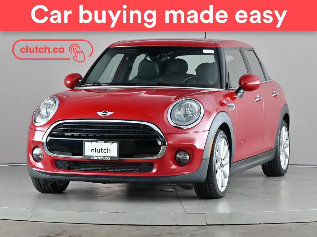 Red 2017 MINI Cooper 4-Door Hatchback FWD Hatchback Front-Wheel Drive Manual