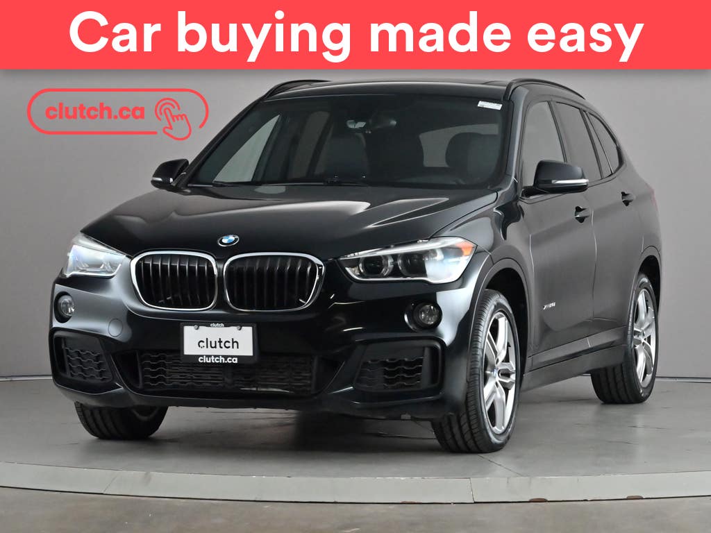 Black 2017 BMW X1 SUV / Crossover All-Wheel Drive Automatic