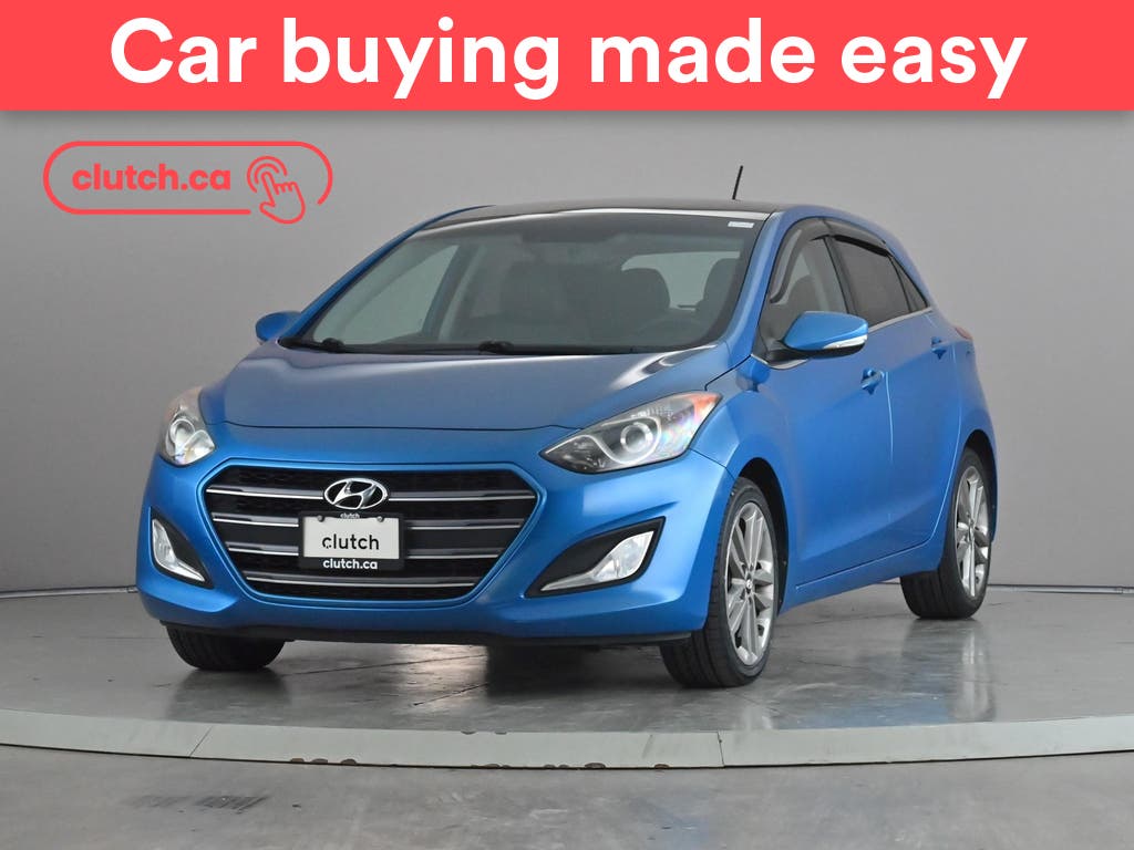 Blue 2017 Hyundai Elantra GT Hatchback Automatic