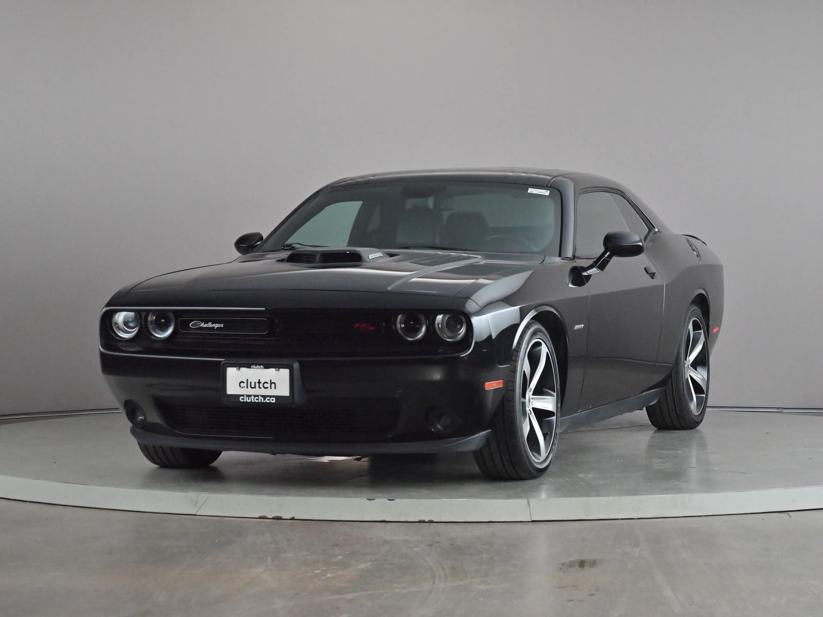 Black 2017 Dodge Challenger Coupe Rear-Wheel Drive Automatic