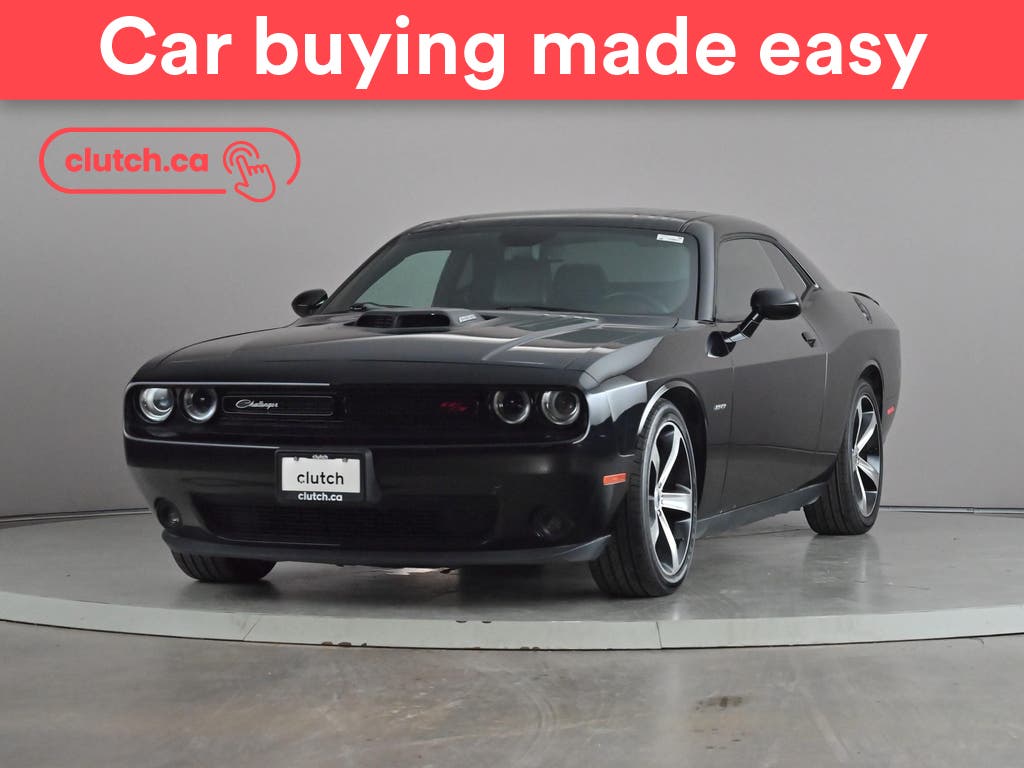 Black 2017 Dodge Challenger Coupe Rear-Wheel Drive Automatic