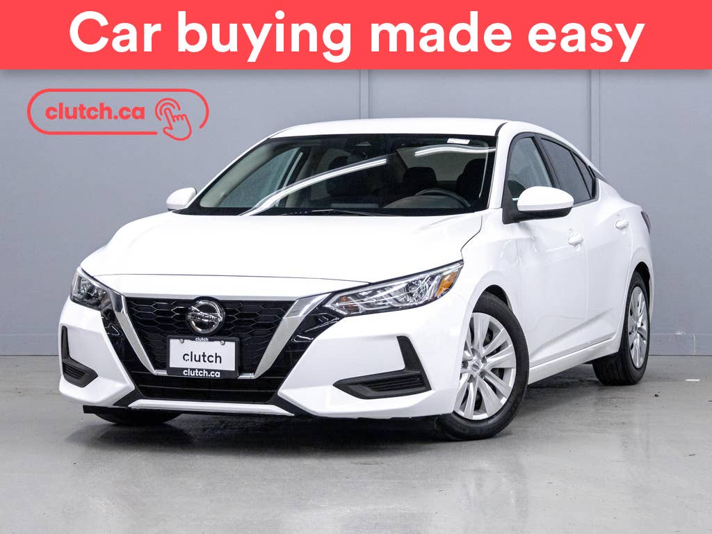 White 2020 Nissan Sentra Sedan Front-Wheel Drive Automatic