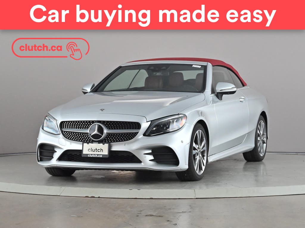 Silver 2019 Mercedes-Benz C-Class Convertible All-Wheel Drive Automatic