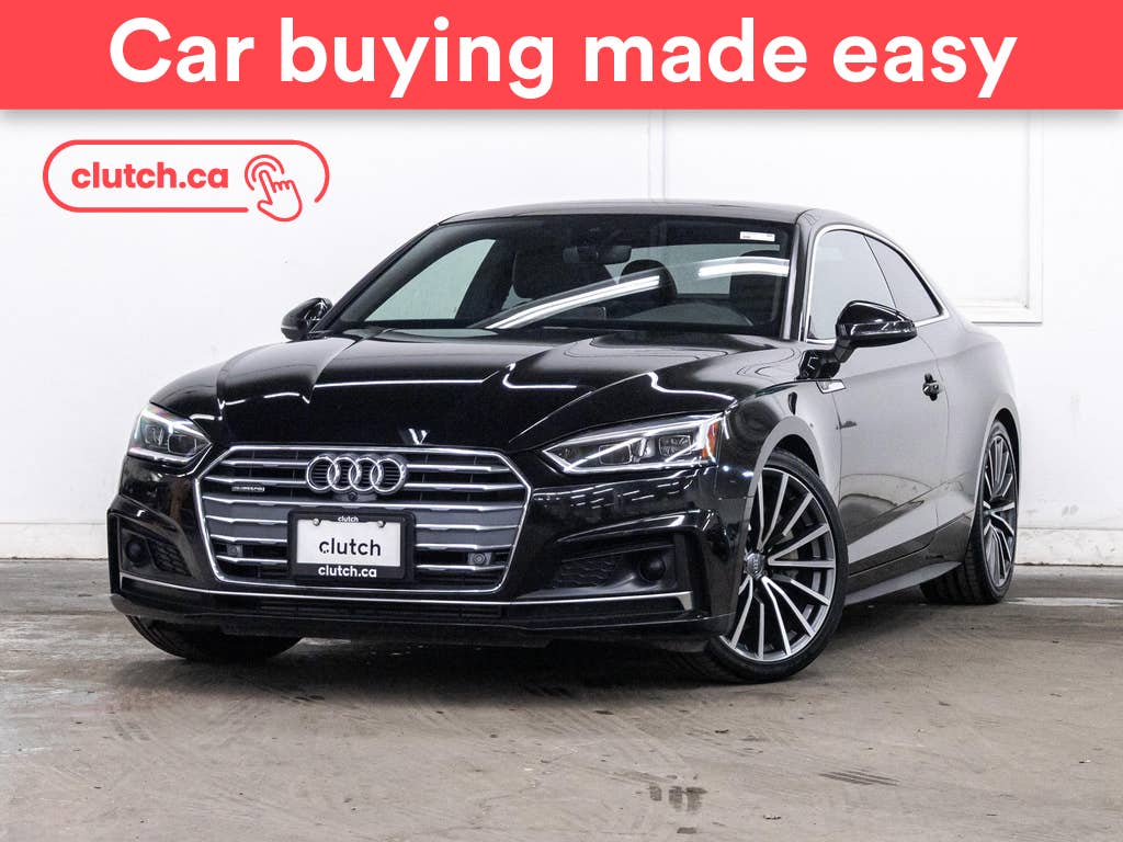 Black 2019 Audi A5 Coupe Automatic