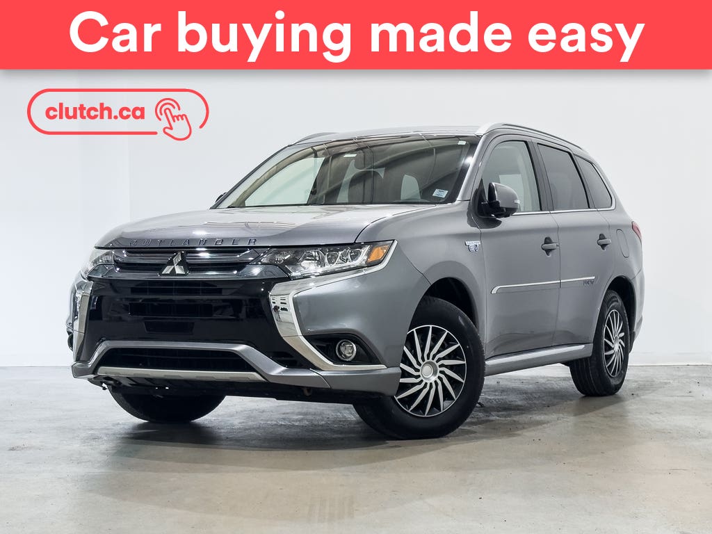 Silver 2018 Mitsubishi Outlander Hybrid Plug-in SUV / Crossover Automatic