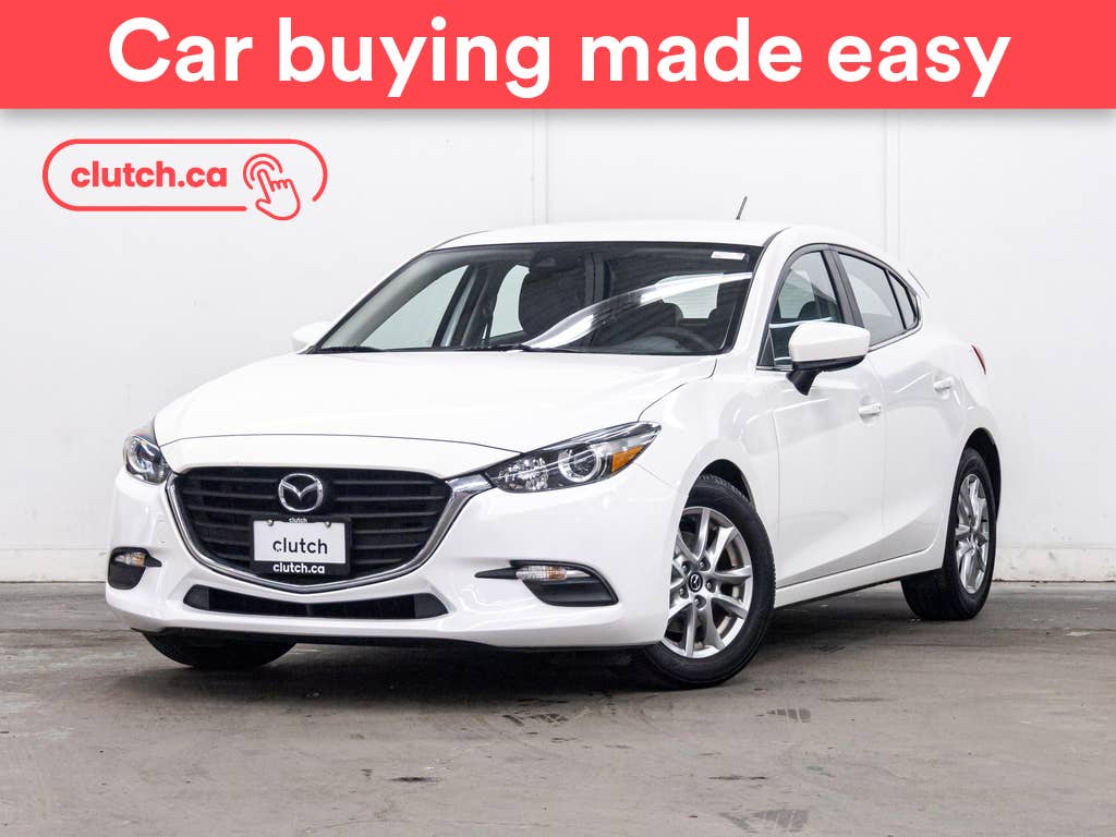 White 2018 Mazda MAZDA3 Sport Hatchback Automatic