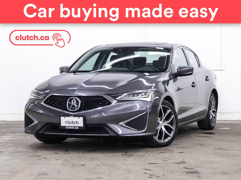 Gray 2019 Acura ILX FWD with Premium Package Sedan Front-Wheel Drive Automatic