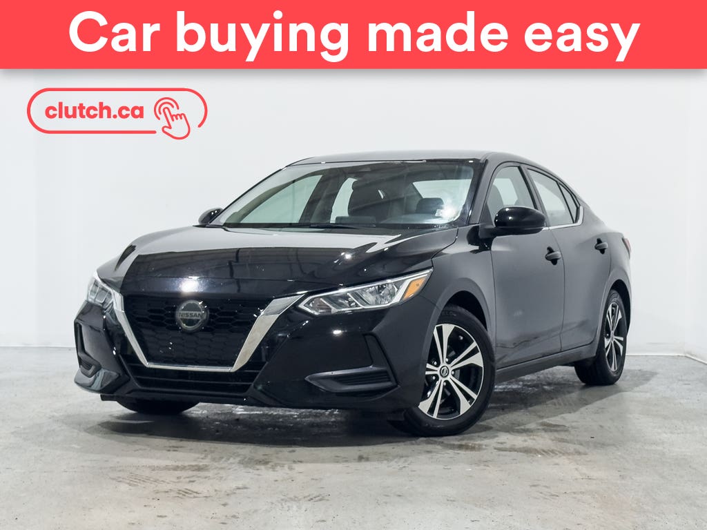 Black 2023 Nissan Sentra SV FWD Sedan Front-Wheel Drive Automatic