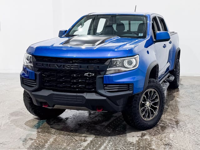 Blue 2021 Chevrolet Colorado