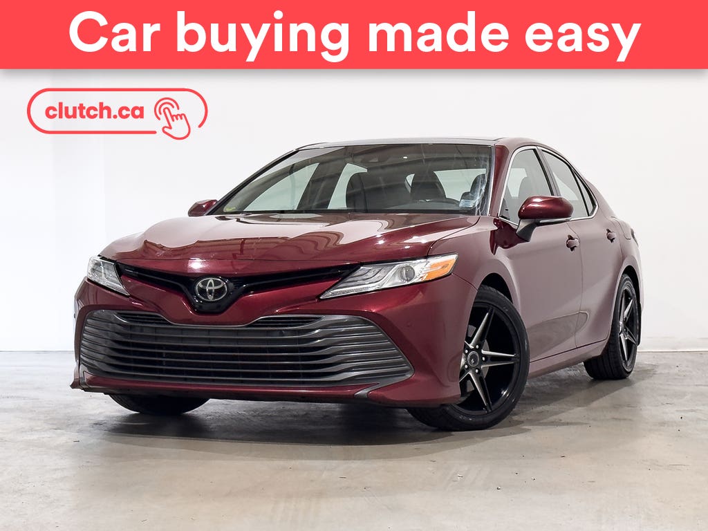 Red 2018 Toyota Camry Sedan Front-Wheel Drive Automatic