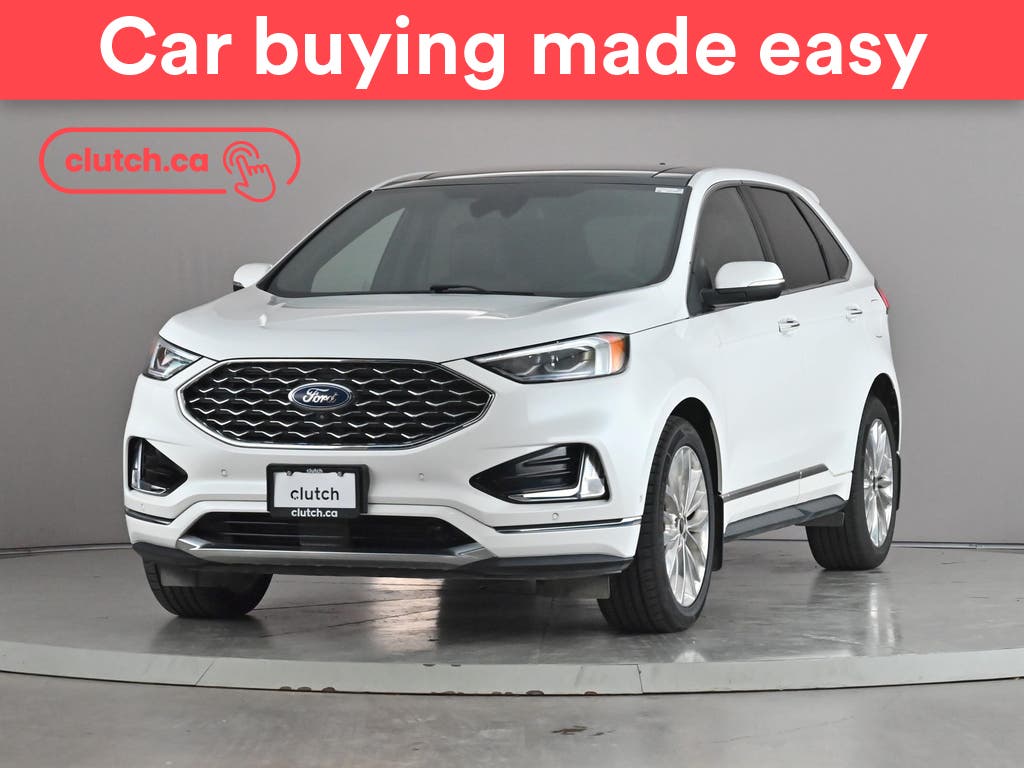 White 2020 Ford Edge SUV / Crossover All-Wheel Drive Automatic