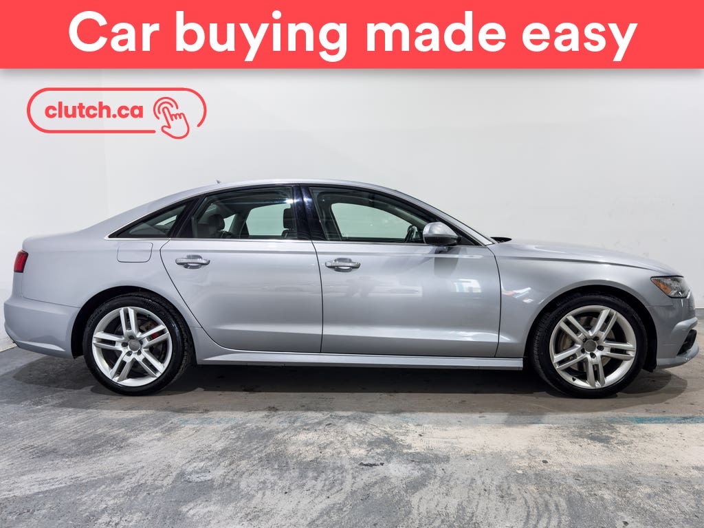 Silver 2017 Audi A6 Sedan Automatic