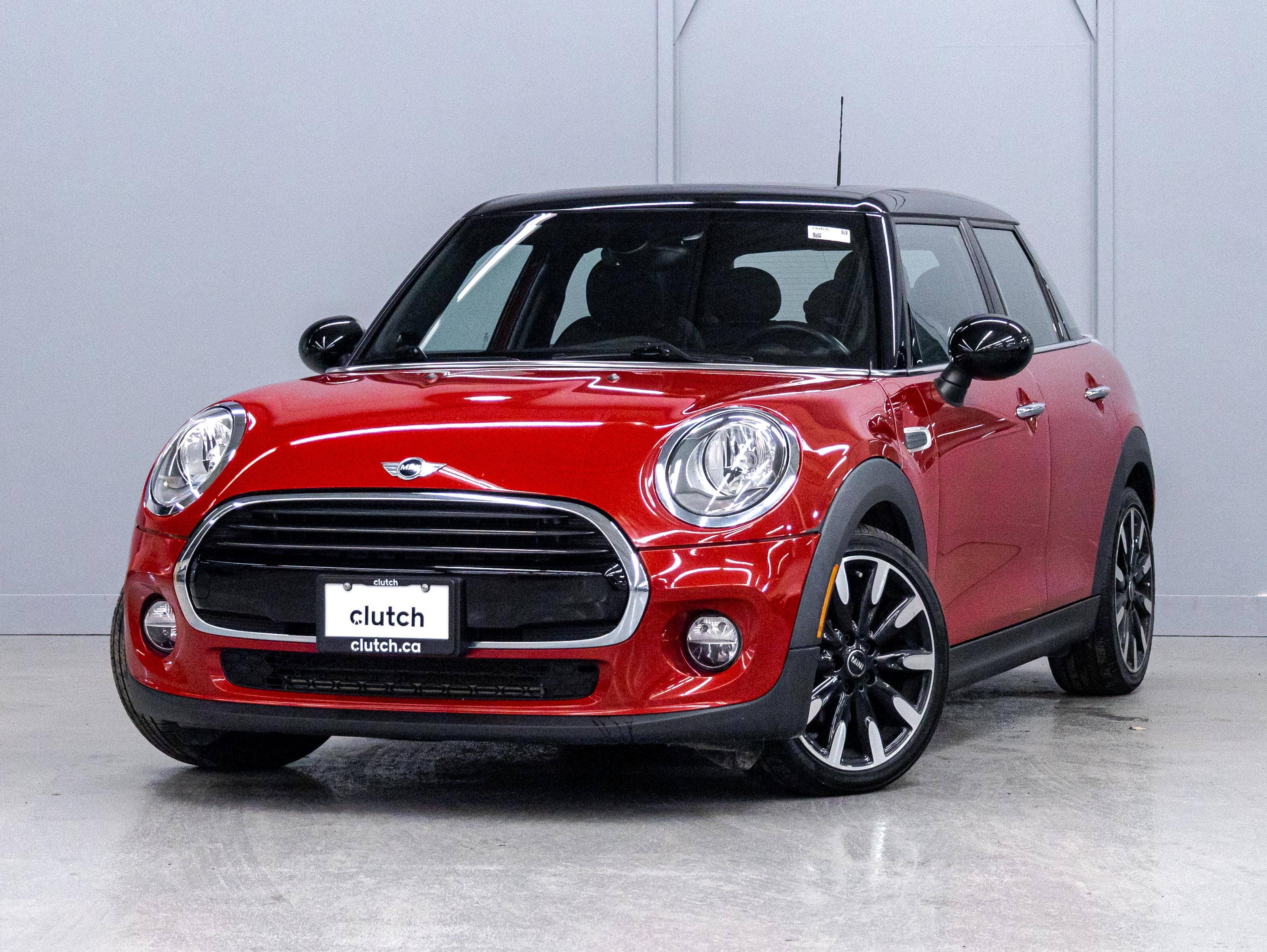 Red 2017 MINI Cooper Hatchback Front-Wheel Drive Automatic