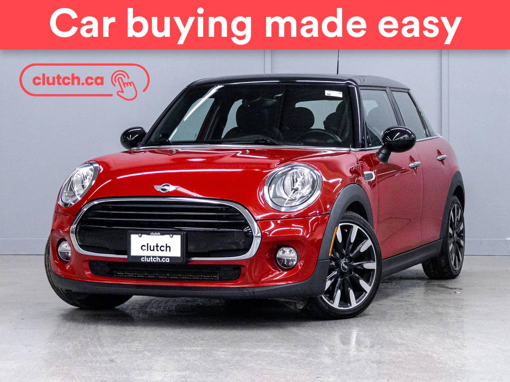 Red 2017 MINI Cooper Hatchback Front-Wheel Drive Automatic