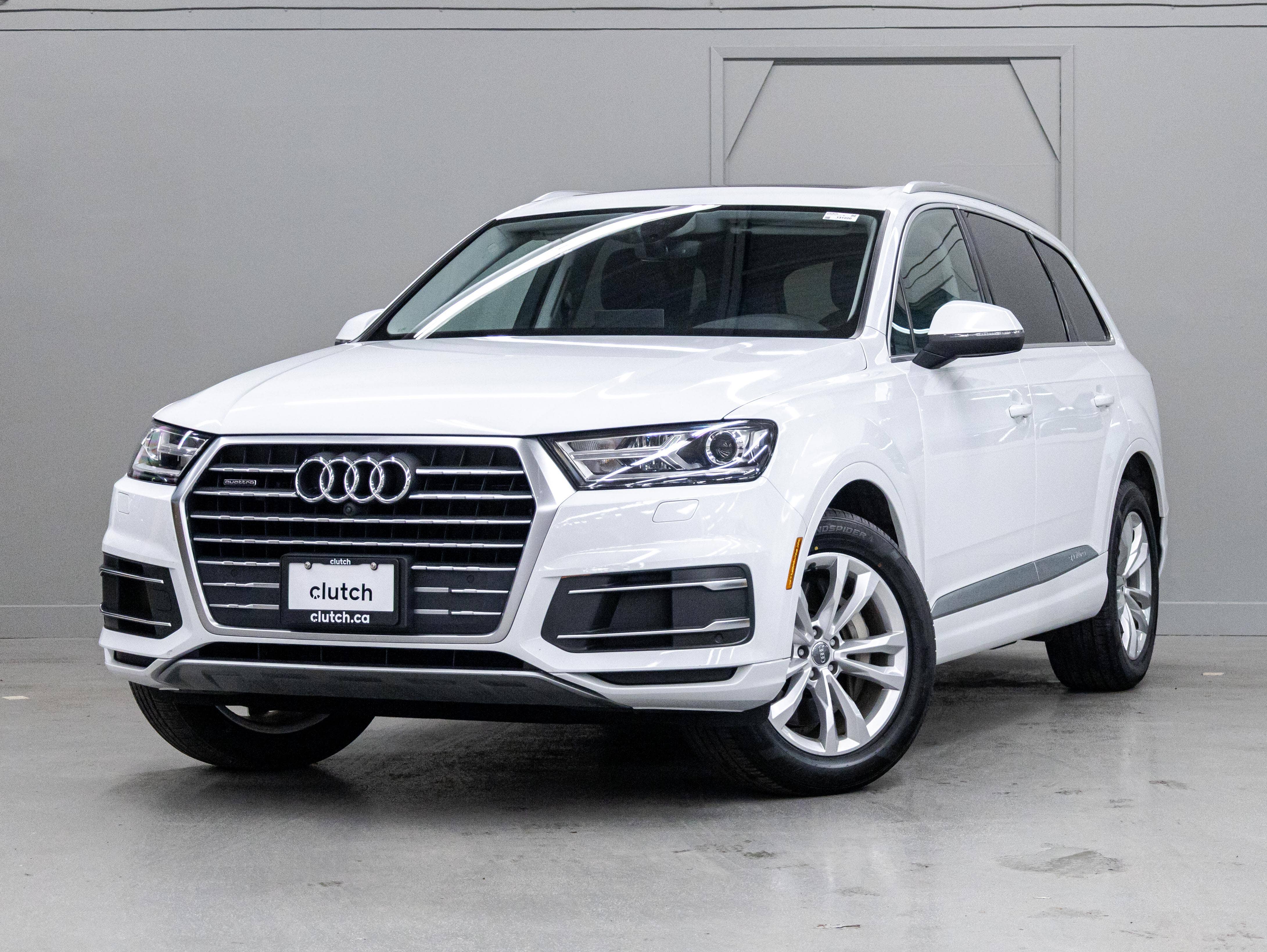 White 2017 Audi Q7 SUV / Crossover  Automatic
