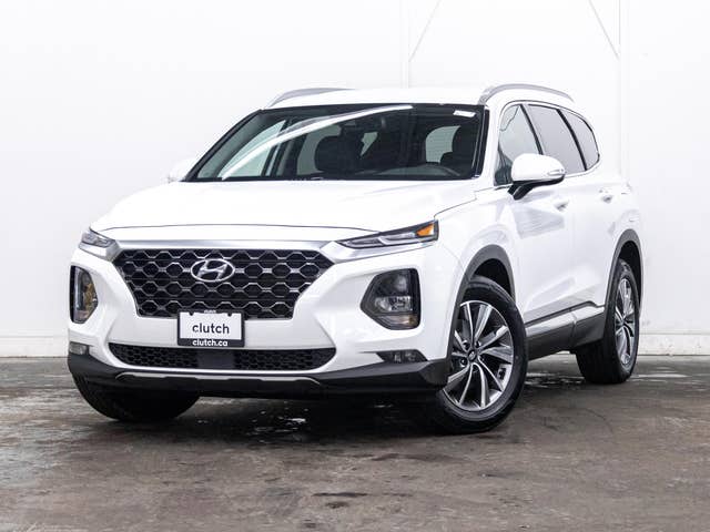 White 2019 Hyundai Santa Fe