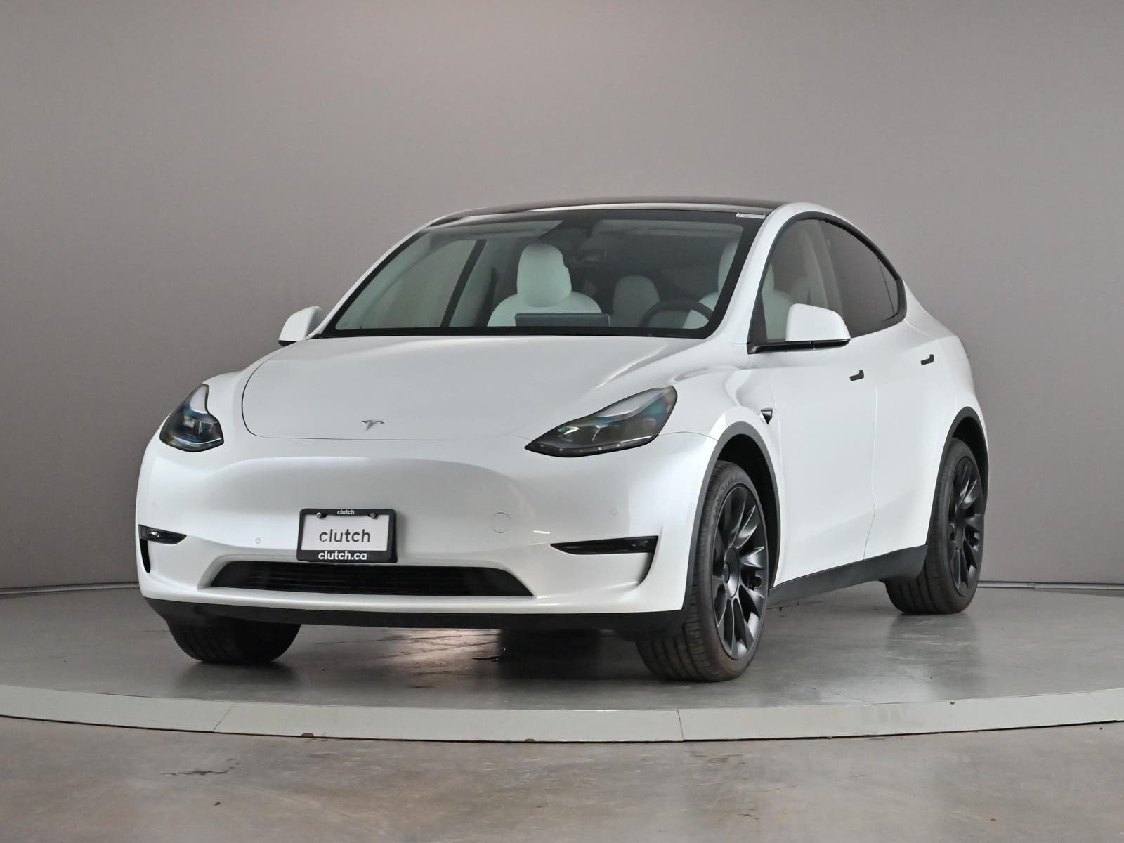White 2022 Tesla Model Y SUV / Crossover All-Wheel Drive Automatic