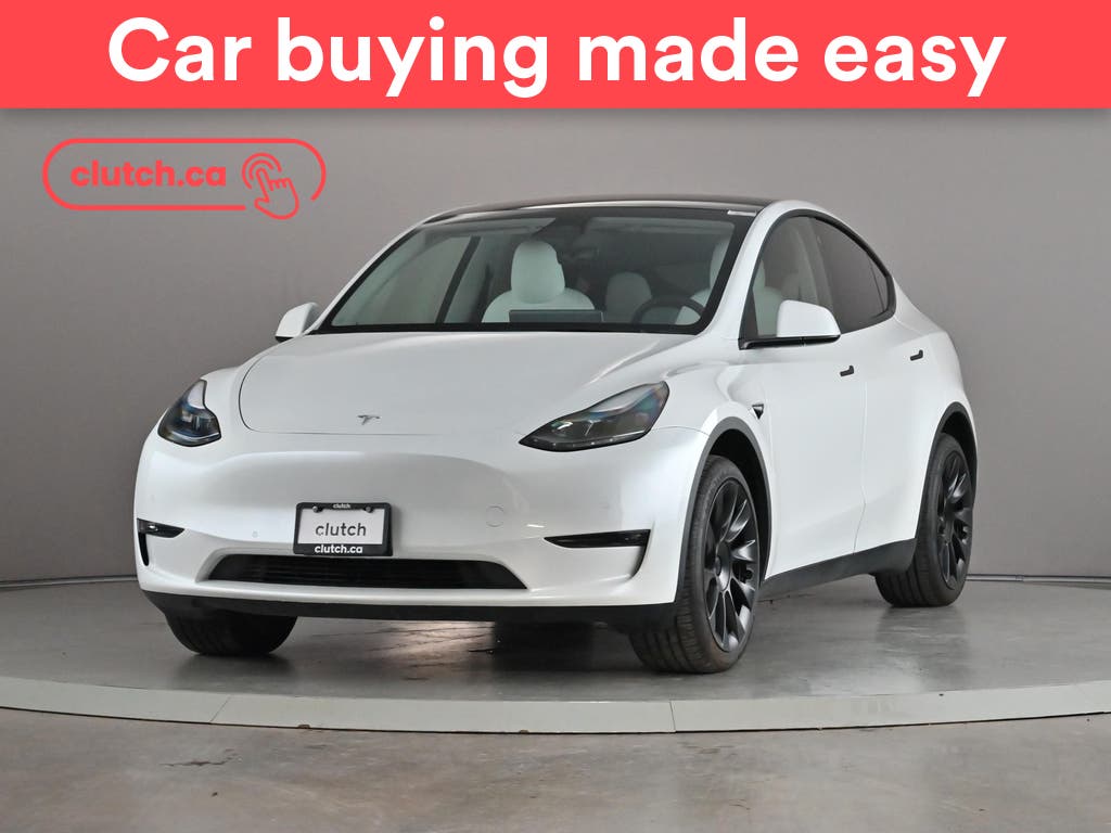 White 2022 Tesla Model Y SUV / Crossover All-Wheel Drive Automatic