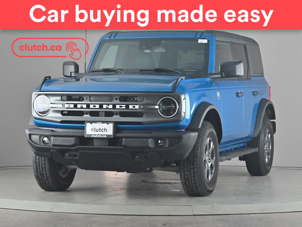 Blue 2024 Ford Bronco Big Bend 4-Door 4WD SUV / Crossover Four-Wheel Drive Automatic