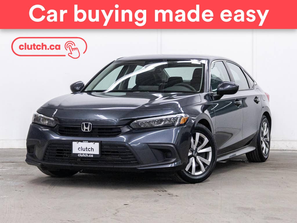 Gray 2023 Honda Civic Sedan Front-Wheel Drive Automatic
