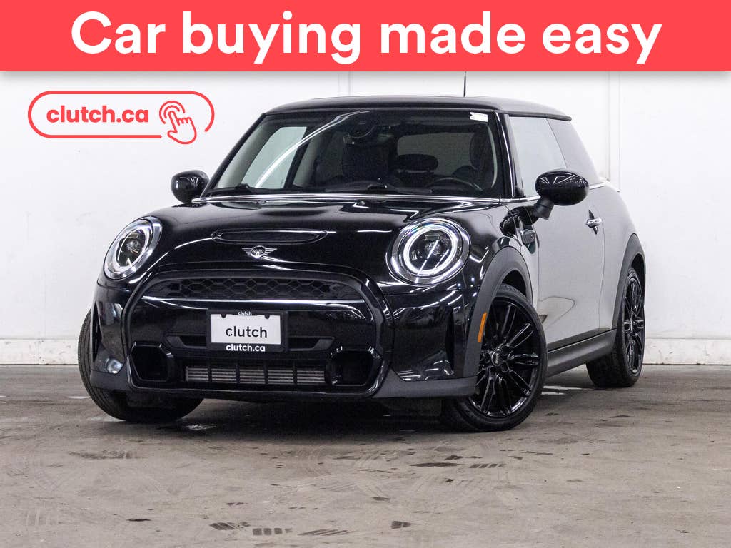 Black 2022 MINI Cooper Hatchback Front-Wheel Drive Automatic