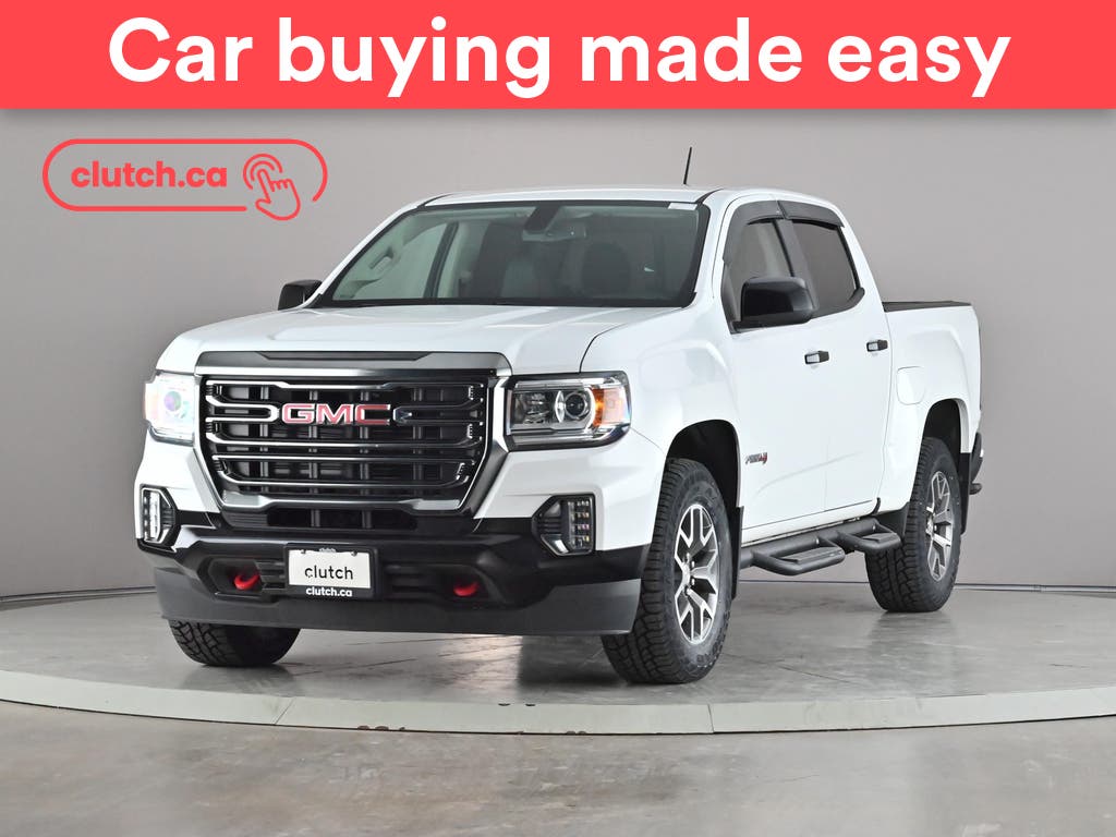 White 2022 GMC Canyon Pickup Truck Four-Wheel Drive Automatic