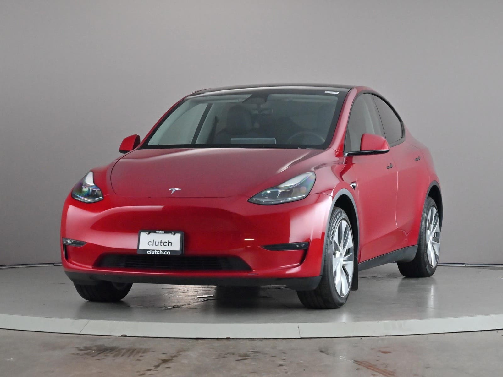 Red 2023 Tesla Model Y SUV / Crossover All-Wheel Drive Automatic