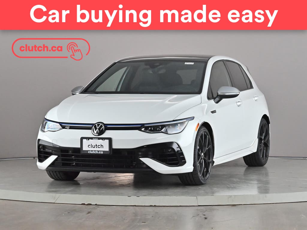 White 2024 Volkswagen Golf R Hatchback All-Wheel Drive Automatic