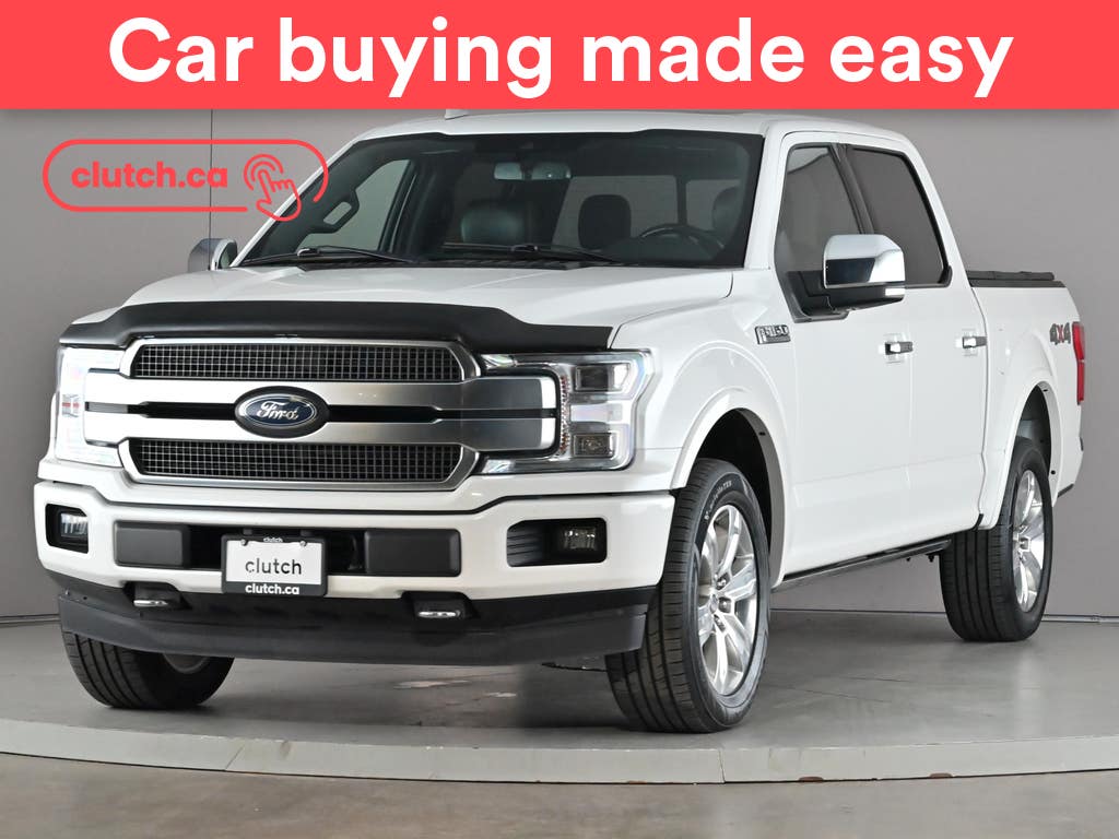 White 2020 Ford F-150 Pickup Truck Four-Wheel Drive Automatic