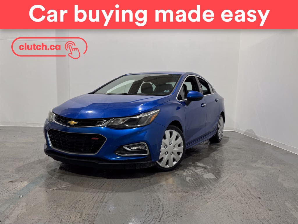 Blue 2017 Chevrolet Cruze Sedan Front-Wheel Drive Automatic
