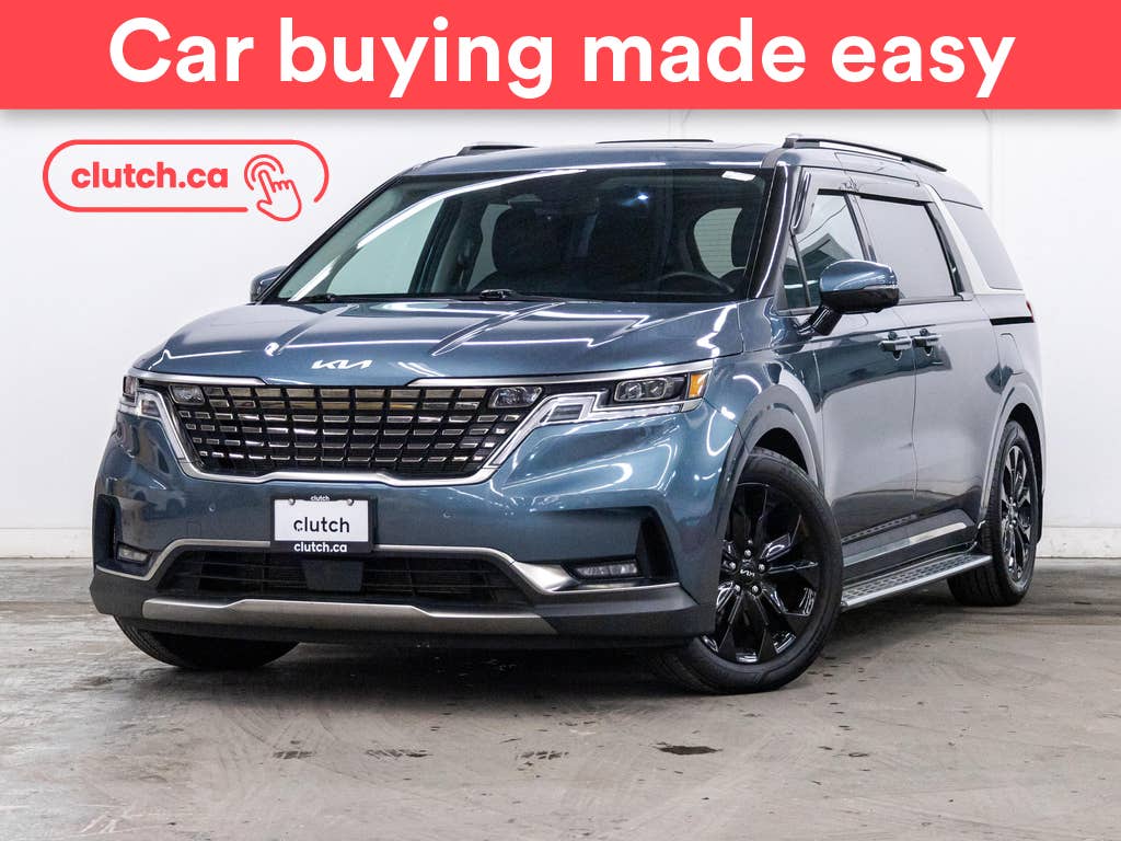 Blue 2023 Kia Carnival SX FWD Minivan Front-Wheel Drive Automatic
