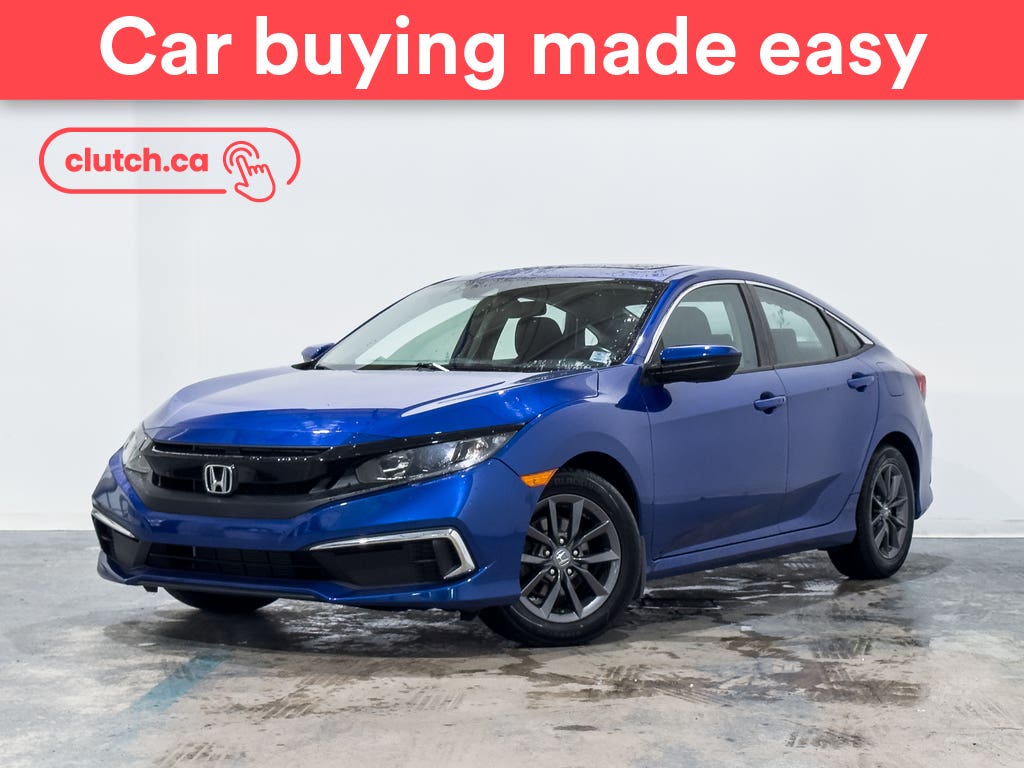 Blue 2021 Honda Civic Sedan Front-Wheel Drive Automatic