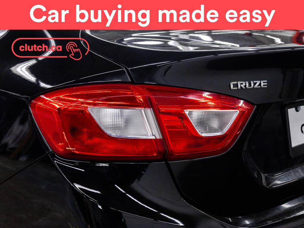 Black 2017 Chevrolet Cruze Sedan Front-Wheel Drive Automatic