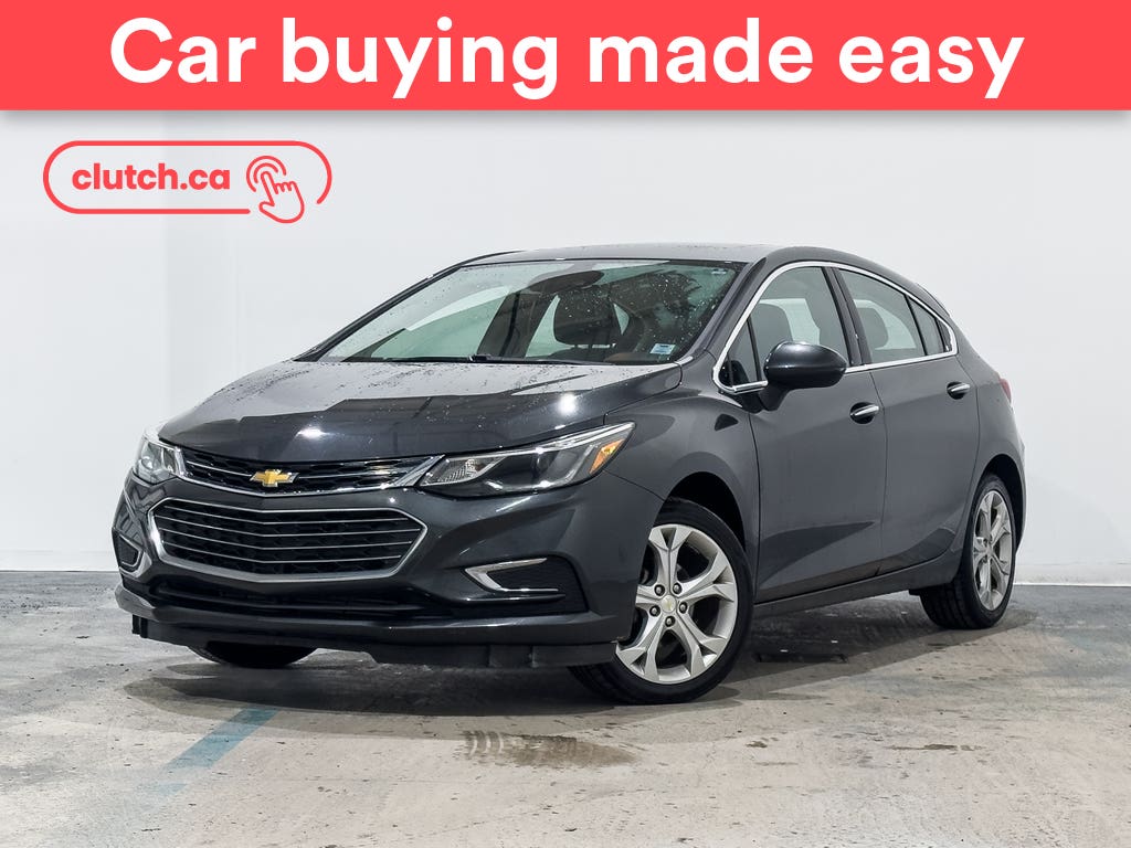 Gray 2018 Chevrolet Cruze Hatchback Front-Wheel Drive Automatic