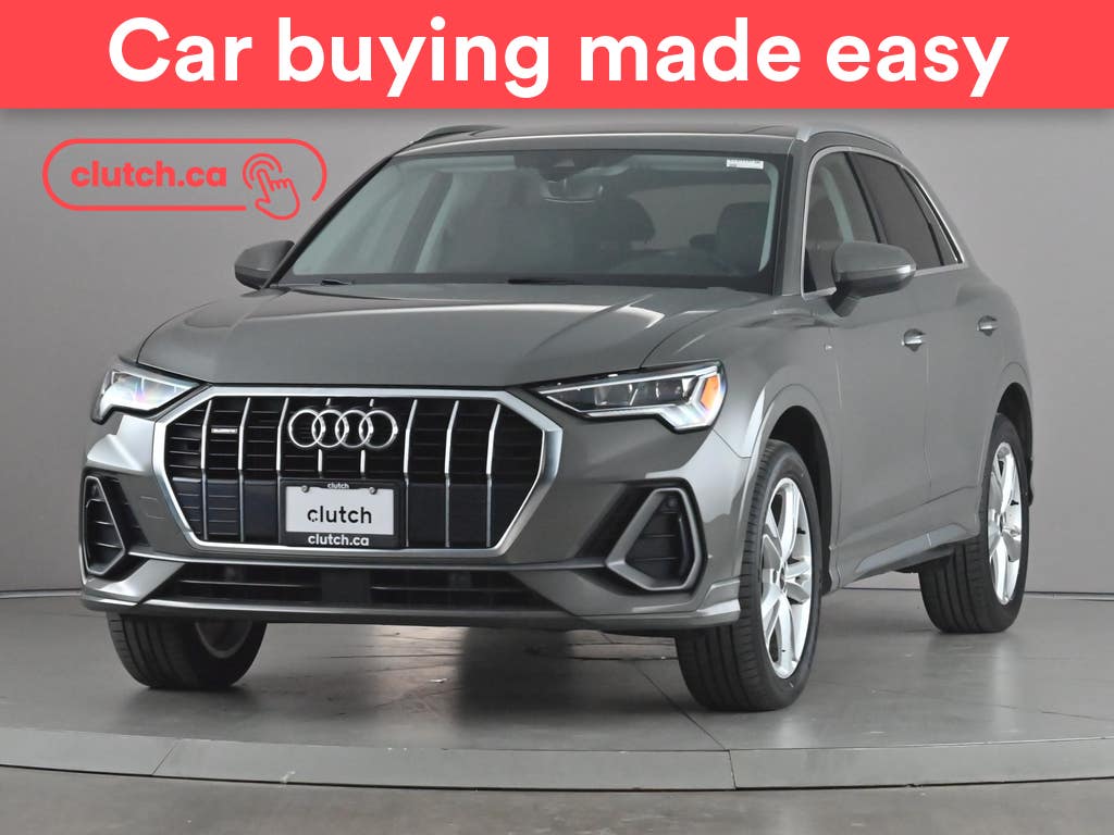 Gray 2021 Audi Q3 quattro Progressiv 45 TFSI SUV / Crossover Automatic