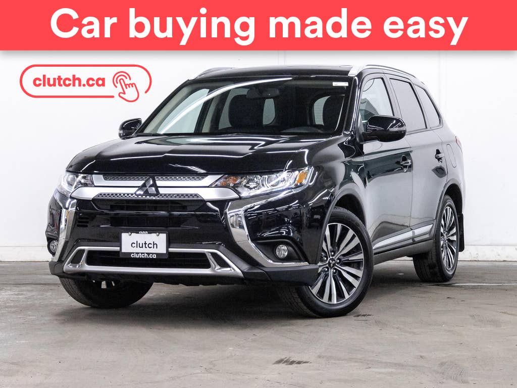 Black 2020 Mitsubishi Outlander ES S-AWC SUV / Crossover All-Wheel Drive Automatic