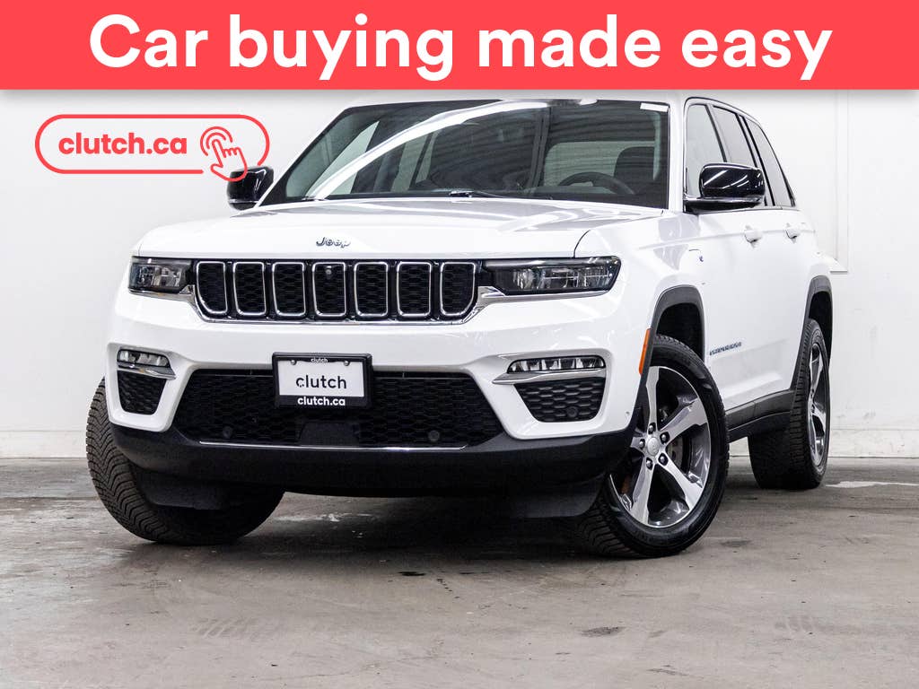 White 2023 Jeep Grand Cherokee 4xe SUV / Crossover Four-Wheel Drive Automatic