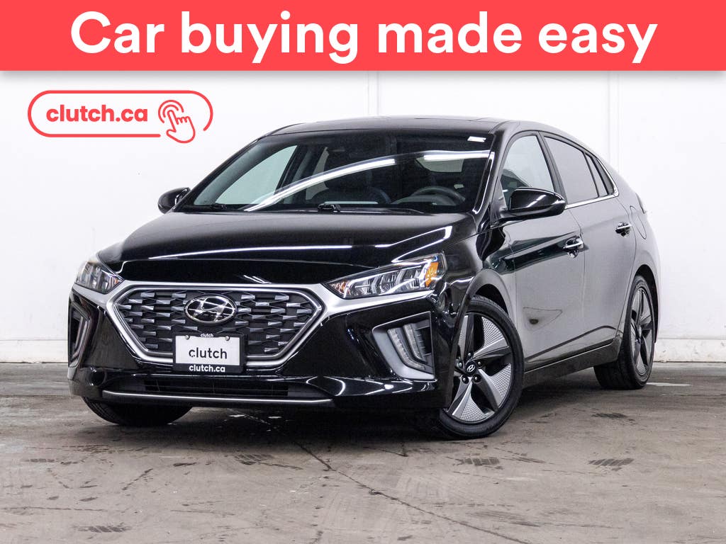 Black 2021 Hyundai Ioniq Hybrid Ultimate FWD Hatchback Automatic