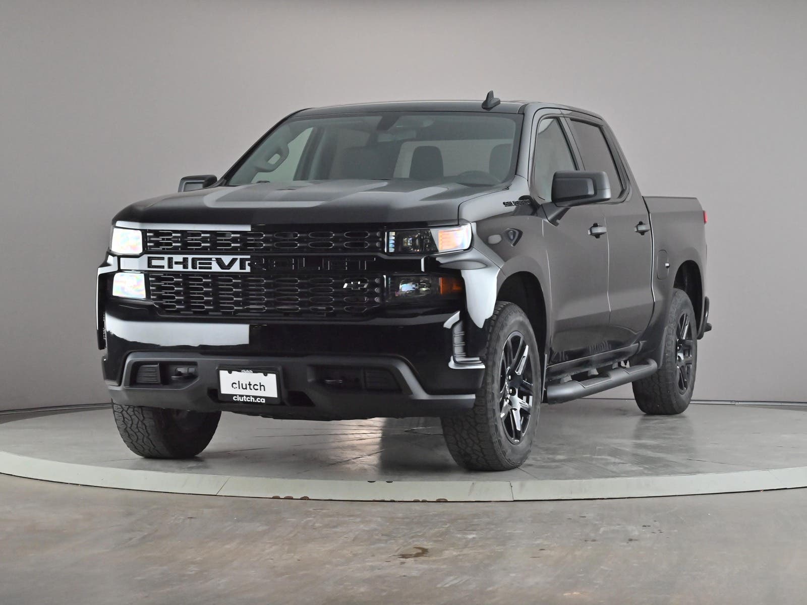 Black 2021 Chevrolet Silverado 1500 Pickup Truck Four-Wheel Drive Automatic